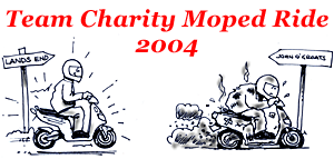 Team Moped Charity Ride